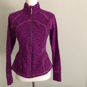 Lululemon peplum zip up
